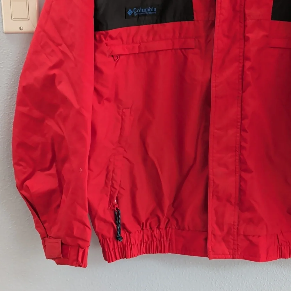 Columbia Vamoose Vintage Men's Red and Black Ski Jacket